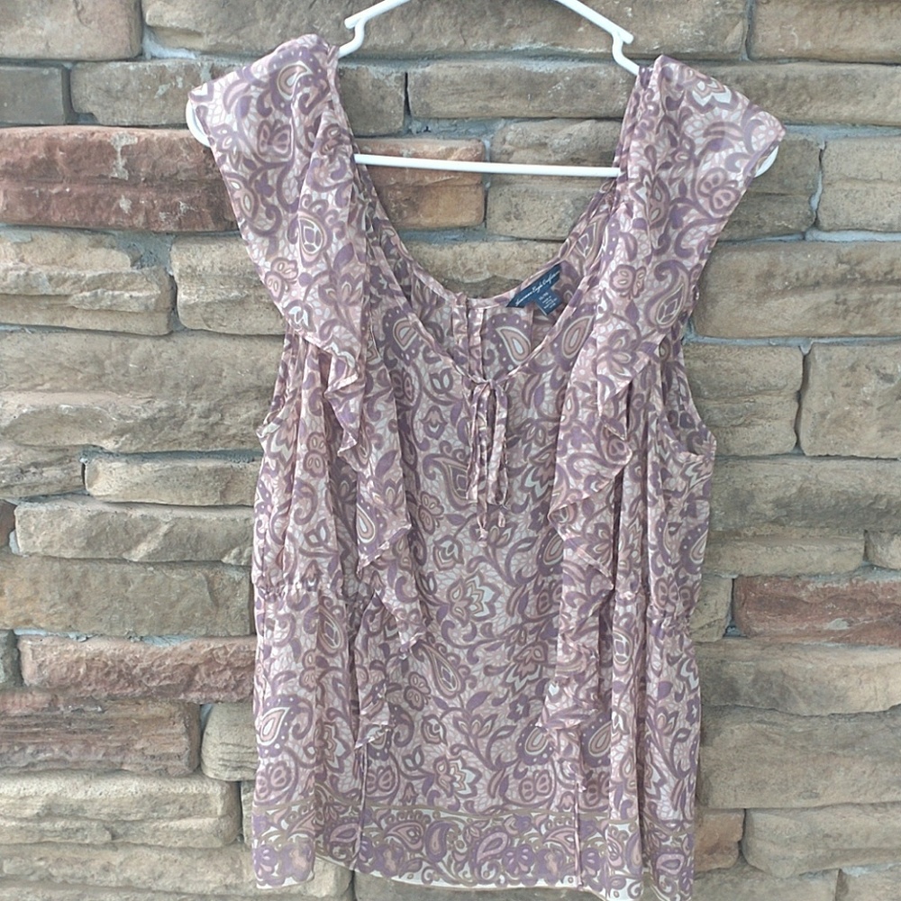 American Eagle Sheer Blouse